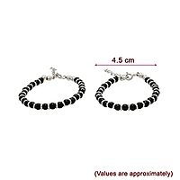 Silver Born Baby Anklets/silver payal for babies
