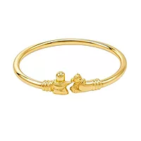 Gold Plated Adjustable Sivanlinga Nandi Kada