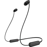 Sony WI-C100 Wireless Neckband – Deep Bass | 25H Battery | DSEE | Splash Proof