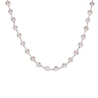 Pure Silver Sphatik mala Crystal Jaap Mala for Pooja
