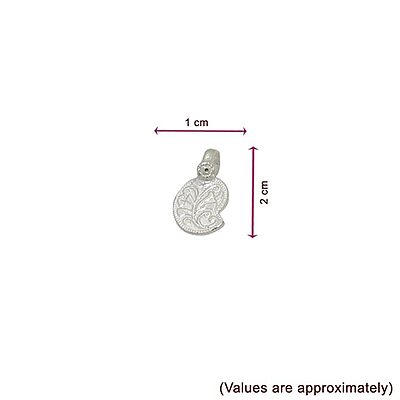 Silver Thambi thozhan Set (Hip Chain Pendants) for baby