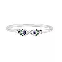 Sterling Silver Adjustable Om Murugan Vel Kada for Men & Boys