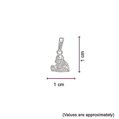 Silver Saibaba Pendent