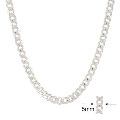 Sterling Silver Men's Curb Chain