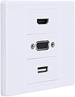 FACE PLATE HDMI+VGA+USB