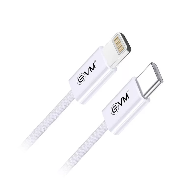 EVM CL-03 USB C to Lightning Cable - White