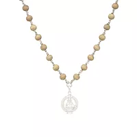 Silver Thulasi Ayyappan Mala–Sacred Tulasi Beads for Ayyappa