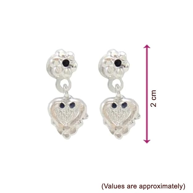 Silver Earrings OR Thottu for kids