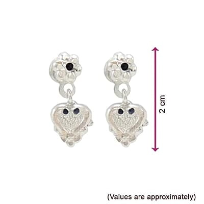 Silver Earrings OR Thottu for kids