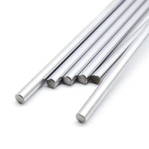 2 pcs EN31 Rust-Proof Steel Smooth Rod 10 mm OD 600 mm for CNC/Robotics/3D Printer DIY Projects