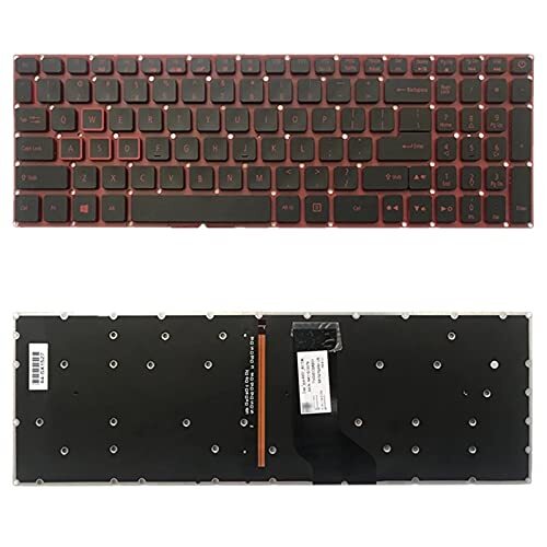 Laptop Keyboard Compatible for Acer Nitro 5 AN515 AN515-51 AN515-52 AN515-53 Series Laptop P/N: N17C1 N16C7 Series Laptop Keyboard Compatible for Acer Nitro 5 AN515 AN515-51 AN515-52 AN515-53 Series Laptop P/N: N17C1 N16C7 Series