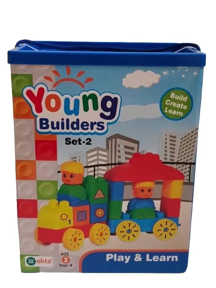 YOUNG BUILDERS BUILD CREATE LEARN SET 2