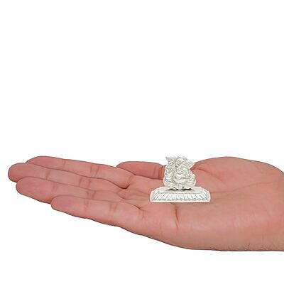 God Ornament Silver Vinayagar Idol God Ornament Silver Vinayagar Idol