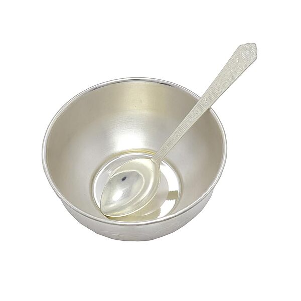 Silver Bowl with Spoon- 80g
