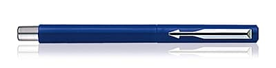 PARKER VECTOR STA CALLIGRAPHY CHROME TRIM FOUNTAIN PEN BLUE BODY PARKER VECTOR STA CALLIGRAPHY CHROME TRIM FOUNTAIN PEN BLUE BODY