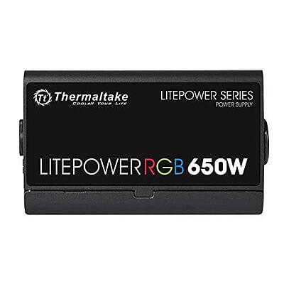 OpenBox Thermaltake Litepower RGB 650W 650 Watts PSU OpenBox Thermaltake Litepower RGB 650W 650 Watts PSU