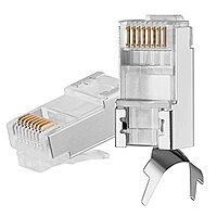 uPort CAT7 Connector – Shielded RJ45 Plug offers high-speed data transmission with enhanced shielding for reduced interference. Ideal for networking applications requiring reliable performance.