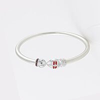 Sterling Silver Handmade Adjustable Vel Kada For Mens |Gifting for Birthday Valentines Day Wedding Anniversary Husband | Lightweight Design | Adjustable