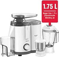 Havells ABS Plastic Endura Cresta Juicer Mixer Grinder, 500W, 3 Jars