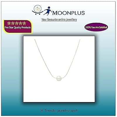 Sterling Silver Chain with Pearl Pendant