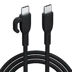 Portronics Konnect Core 3 60W Type-C Cable – 1M Fast Charging & Data Transfer Cable in Black