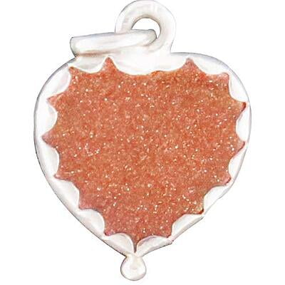 Rajavarthi Stone Sterling Silver Pendant/Dollar Rajavarthi Stone Sterling Silver Pendant/Dollar