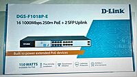 D-Link DGS-F1018P-E 16 Port Unmanaged Gigabit POE Switch D-Link DGS-F1018P-E 16 Port Unmanaged Gigabit POE Switch