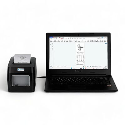 Atpos HL-300 80mm 3 Inch Thermal Receipt Printer | Auto Cutter | USB | USB+BT