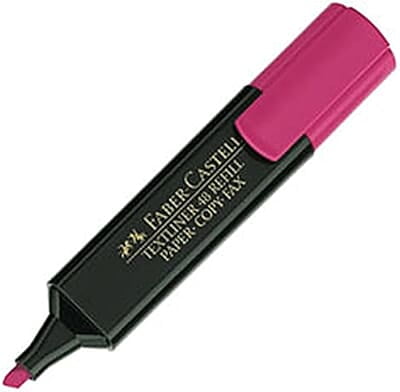 Faber Castell Super Fluorescent Highlighters pink