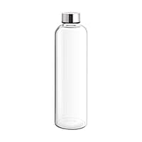 TREO By Milton Clarion Borosilicate Glass Water Bottle, 1000 ml, Transparent