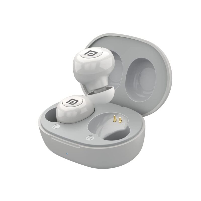 Portronics Twins S3 – TWS Earbuds, 20H Playtime, White. Enjoy seamless connectivity, superior sound quality, and a sleek design. Perfect for music lovers and on-the-go lifestyles.