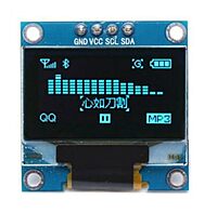 0.96 Inch I2C/IIC 4pin OLED Display Module BLUE with Green mark module