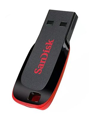 SanDisk Cruzer Blade 128GB USB 2.0 Pen Drive – Compact Flash Storage | Red