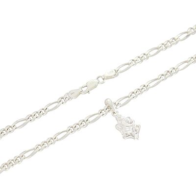 Sterling Silver Charm Vinayagar Pendant Without Chain Ganesh ji Dollar