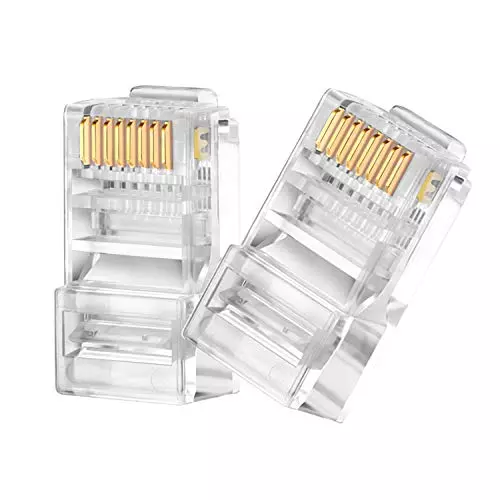 Secure Net RJ45 GOLD PLATED CONNECTORS 50 Unit Box