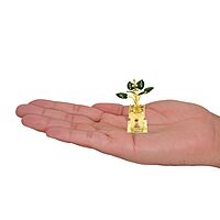 Silver Tulasi Madam / Tulsi Plant (Gold Plated)
