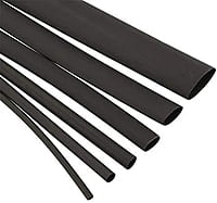 Heat Shrink Wrapping Tube 6mm Repair Mobile Phone Charger Cables, Head Set Wires, Electrical Cables Meter (Black) Heat Shrink Wrapping Tube 6mm Repair Mobile Phone Charger Cables, Head Set Wires, Electrical Cables Meter (Black)