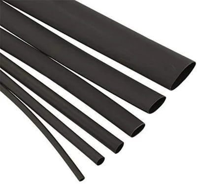 Heat Shrink Wrapping Tube 6mm Repair Mobile Phone Charger Cables, Head Set Wires, Electrical Cables Meter (Black) Heat Shrink Wrapping Tube 6mm Repair Mobile Phone Charger Cables, Head Set Wires, Electrical Cables Meter (Black)