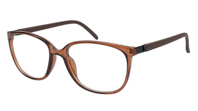 Unisex Large Rectangular Spectacle Frame. Brown Frame Unisex Large Rectangular Spectacle Frame. Brown Frame