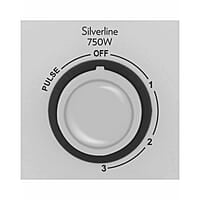 Borosil Silverline Mixer Grinder For Wet/Dry Mixing & Grinding | 750 Watts | 3 Steel Jars (400 ml Chutney Jar, 1.5 L Blending Jar, 1.2 L Dry/Wet Grinding Jar) | Mixie For Kitchen | 2 Years Warranty