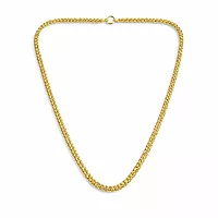Impon Gold Plated Double Rope Chain Necklace for Men & Women | Thick Twisted Design Gold Finish Chain | Premium Daily Wear Jewelry