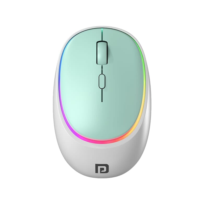 Portronics Toad IV Bluetooth Mouse with 2.4 GHz Wireless (Dual Connectivity), Rechargeable, Connect up to 3 Devices, RGB Lights, Adjustable Optical DPI for Laptop, PC, Tablet, Smartphone