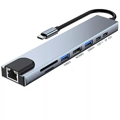 Techie 8 in 1 Hub - HUBTC18
