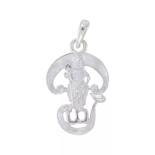 925 Sterling Silver Lord Murugan and Kartikeya Vel Pendant for Men & Women