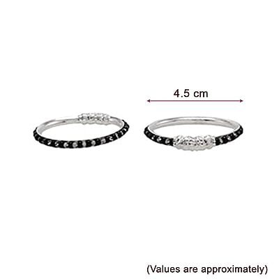 Silver Born Baby Anklets/Silver kolusu