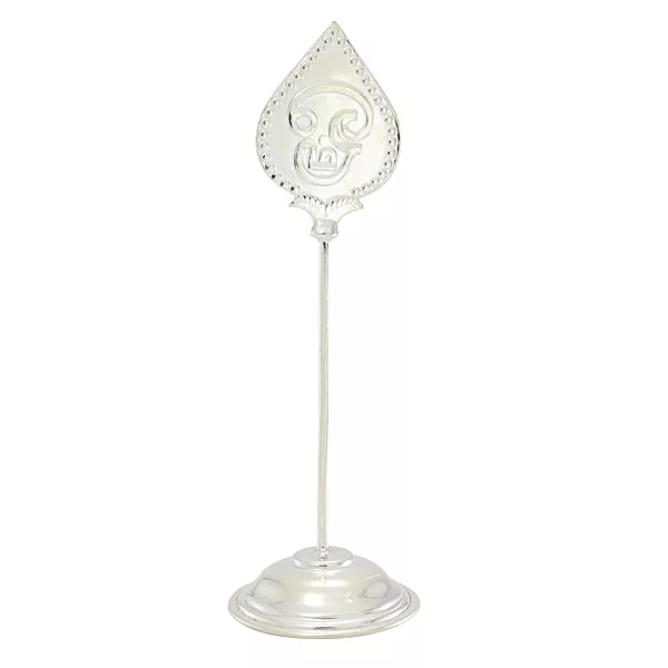 Sterling Silver Vel with Stand for Home Pooja Room Puja Lord Murugan Stick