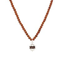 Rudraksha Mala/Chain with Rudraksha Pendent/Dollar
