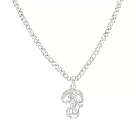 Sterling Silver Chain With God Kartikeya Subrahmanya Pendant