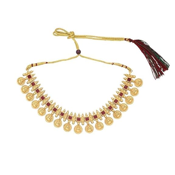 Design Lakshmi Kasu Design Choker Necklace Set