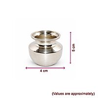 Pure Sterling Silver Kalash – Traditional Pooja Vessel for Holy Water & Ritual Use